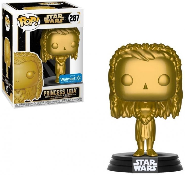 Фігурка Funko Star Wars Princess Leia Gold Figure 287 Exclusive