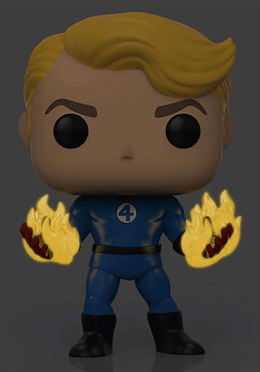 Фигурка Funko Marvel: Fantastic Four Human Torch Фантастическая четвёрка Человек факел (Exclusive) 568