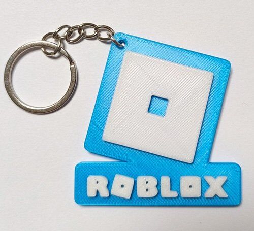 Брелок Роблокс Roblox Logo Keychain ABS пластик 6 см. 