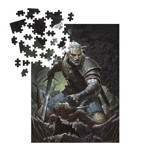 Пазл Ведьмак Dark Horse Deluxe The Witcher 3: Wild Hunt Geralt Trophy Puzzle 1000 шт.