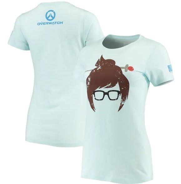 Футболка Mei Light Blue Overwatch Character T-Shirt Womens (розмір M) 