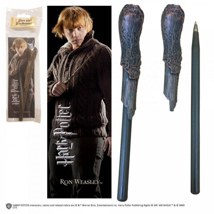 Ручка паличка Harry Potter - Ron Weasley Wand Pen and Bookmark + Закладка 
