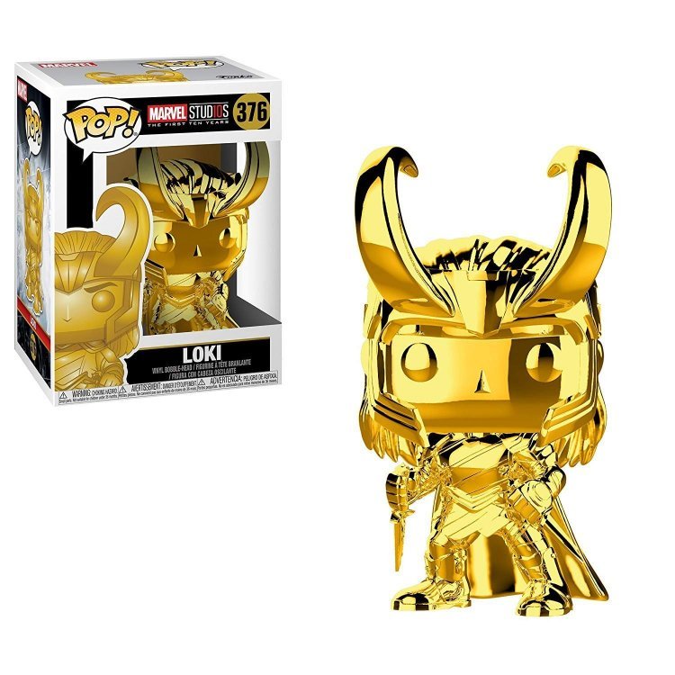 Фигурка Funko Pop! Marvel - Loki (Gold Chrome) Figure 