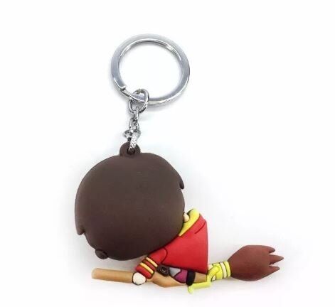 Брелок Harry Potter Гаррі на мітлі гума