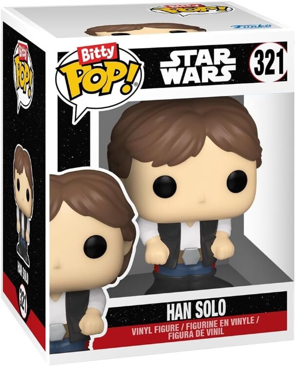 Фигурки Funko Bitty Ride: Star Wars Han Solo with Millenium Falcon фанко Хан Соло и Сокол тысячилетия