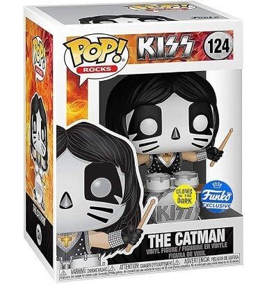 Фигурка Funko KISS The Catman Фанко Кисс Человек-кот Glow in The Dark (Exclusive) 124