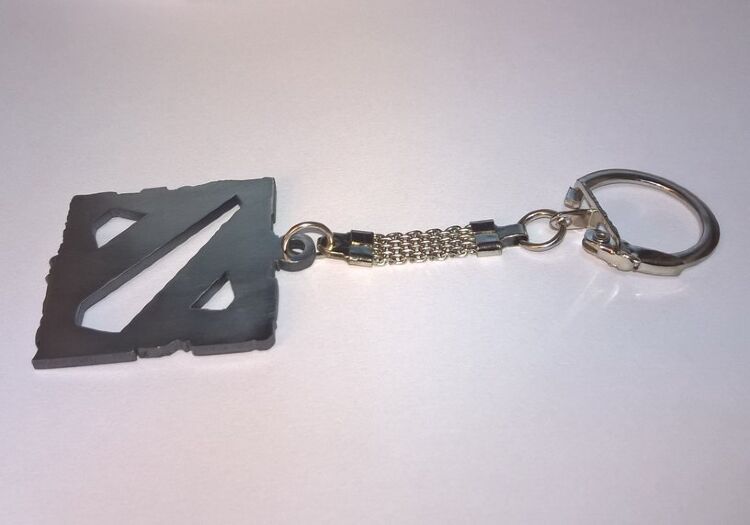 Брелок Dota 2 metall