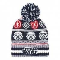 Шапка Star Wars Stormtrooper Jacquard Hat Pompon Зоряні війни Штурмовик Дитяча
