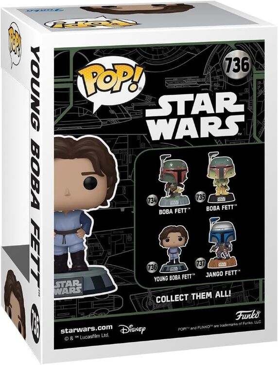 Фігурка Funko Star Wars: Young Boba Fett Боба Фетт Фанко Зіркові війни 736