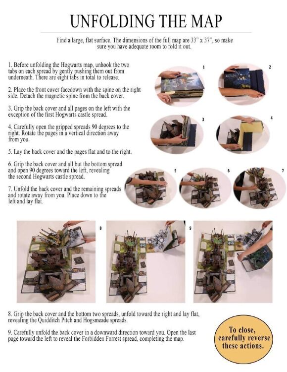 Книга 3D карта Хогвартс Гарри Поттер Harry Potter: A Pop-Up Guide to Hogwarts (Твёрдый переплёт) (Eng)