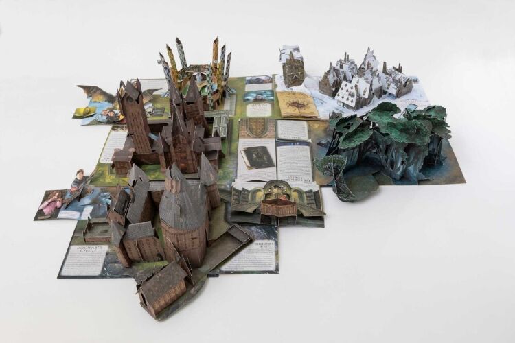 Книга 3D карта Хогвартс Гарри Поттер Harry Potter: A Pop-Up Guide to Hogwarts (Твёрдый переплёт) (Eng)