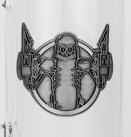 Кружка GB eye Rick and Morty Pickle Rick Stein 500 мл + металевий символ