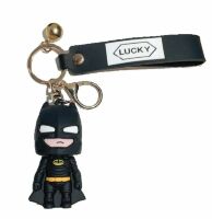 Брелок подвеска на рюкзак DC Super Hero Batman 3D Keychain Бэтмен Backpack