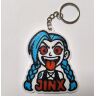 Брелок League of Legends Arcane Jinx Ліга Легенд Джинкс ABS пластик 7 см.