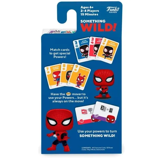 Карточная игра Funko Pop Something Wild: Marvel Spider-Man настольная игра фанко Человек паук