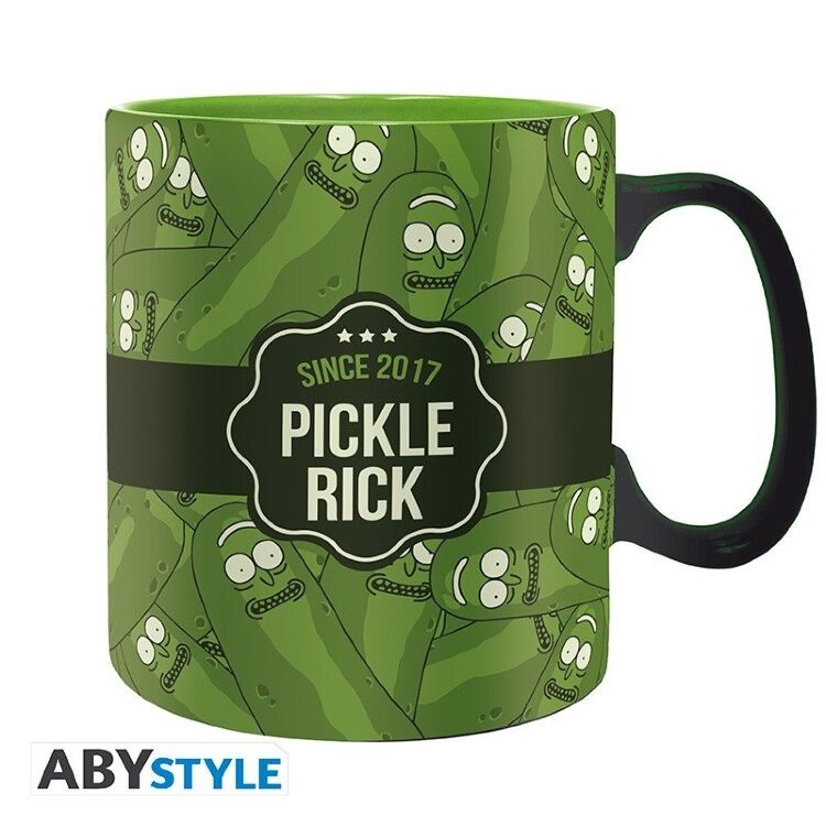 Кружка Rick and Morty Pickle Rick Ceramic Mug Чашка Рик и Морти 460 ml 