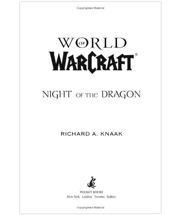 Книга World of Warcraft: Blizzard Legends - Night of the Dragon (мяка обкладинка) (Eng)