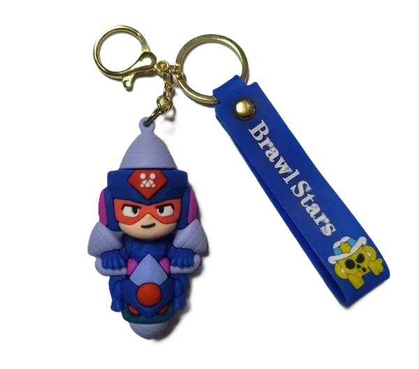 Брелок подвеска на рюкзак Brawl Stars 3D Keychain Backpack Бравл старс №1