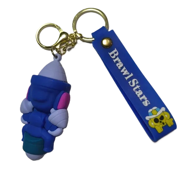 Брелок подвеска на рюкзак Brawl Stars 3D Keychain Backpack Бравл старс №1