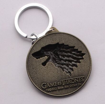 Брелок Game of Thrones Stark Wolf Head №1