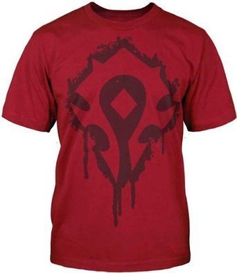 Футболка World of Warcraft Horde Crest Stencil T-Shirt (розмір L) 