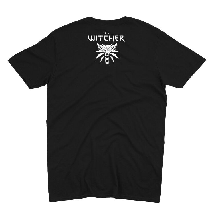 Футболка Morze The Witcher 3 White Wolf Ведьмак Белый Волк (размер L)