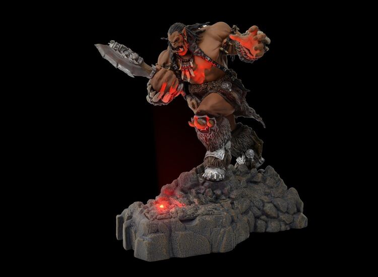 Зарядная станция статуэтка Warcraft - Durotan Statue Phone Charging Dock 