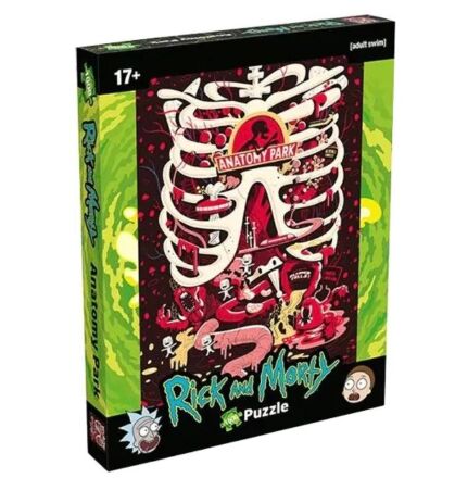 Пазл Winning Moves Rick and Morty Puzzle Anatomy Park Рік та Морті (1000 деталей)