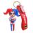 Брелок подвеска на рюкзак DC Super Hero Harley Quinn 3D Keychain Харли Квинн 