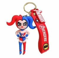 Брелок підвіска на рюкзак DC Super Hero Harley Quinn 3D Keychain Харлі Квін 