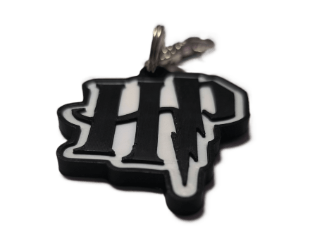 Брелок Harry Potter Гаррі Logo Keychain ABS пластик 4 см.