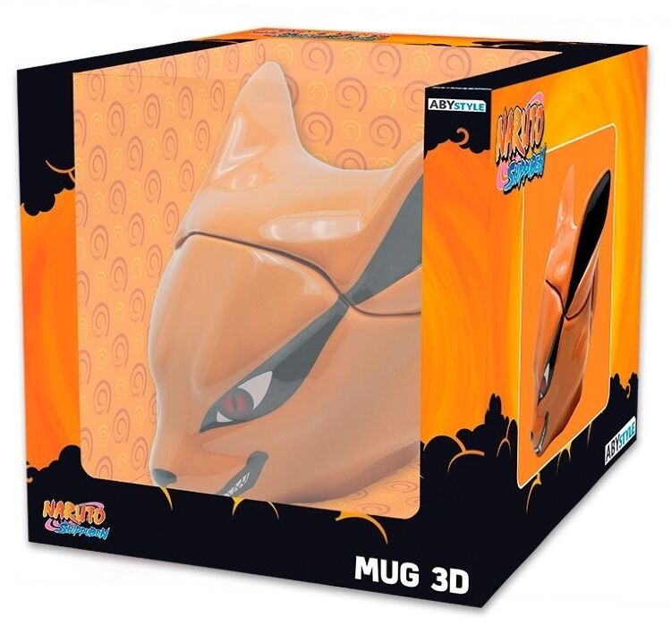 Чашка 3D NARUTO SHIPPUDEN Kyubi Ceramic Mug Наруто 400 мл 