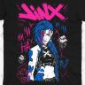 Футболка Morze League of Legends Arcane Jinx Ліга Легенд Аркан Джинкс (розмір L)