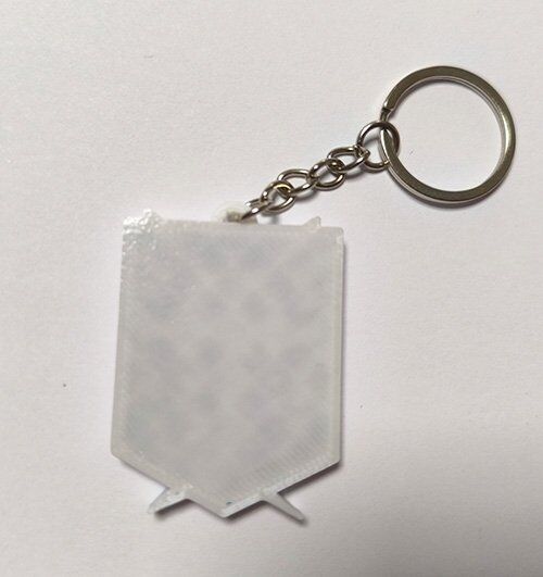 Брелок эмблема Разведкорпус Атака Титанов Attack on Titan Keychain ABS пластик 5 см.
