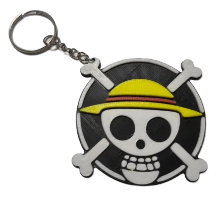Брелок One Piece Anime Ван-Піс Великий куш Keychain ABS пластик 6 см.