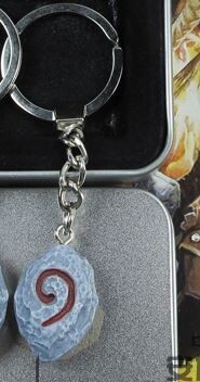 Брелок - World of Warcraft  Hearthstone красный №1