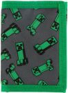 Гаманець JINX Minecraft Creeper Crowd Tri Fold Wallet Green