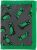 Гаманець JINX Minecraft Creeper Crowd Tri Fold Wallet Green