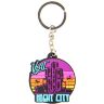 Брелок JINX Cyberpunk 2077 Visit Night City Keychain