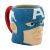 Чашка Avengers Captain America Head 15 oz. Molded Ceramic Mug