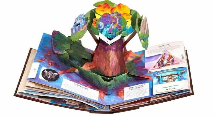 Книга Варкрафт 3D Трехмерная карта Азерота World of Warcraft Pop-Up Book (Твёрдый переплёт) (Eng)