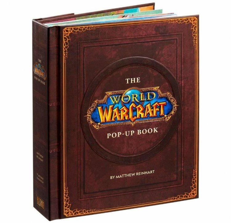 Книга Варкрафт 3D Трехмерная карта Азерота World of Warcraft Pop-Up Book (Твёрдый переплёт) (Eng) 