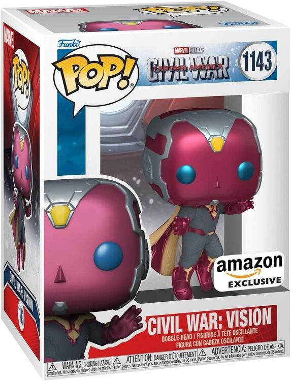 Фигурка Funko Marvel Civil War Vision Фанко Вижн Amazon Exclusive 1143
