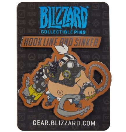 Значок Blizzard Collectible Pins Cute But Deadly Roadhog Pin 