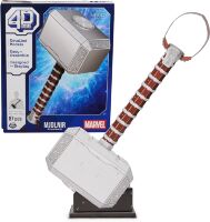 Пазл 4D Build Marvel Thor Mjolnir Hammer puzzle 3D картон Молот Тора Мьёльнир 87 шт.
