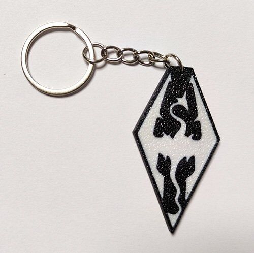 Брелок Skyrim Keychain Скайрим ABS пластик 5 см.