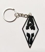 Брелок Skyrim Keychain Скайрім ABS пластик 5 см.