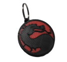 Брелок Mortal Kombat Logo Keychain ABS пластик 4 см.