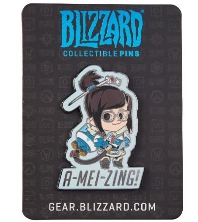 Значок Blizzard Collectible Pins - Cute But Deadly Mei Pin 