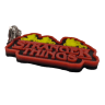 Брелок Stranger Things Дуже дивні справи Logo Keychain ABS пластик 4 см.